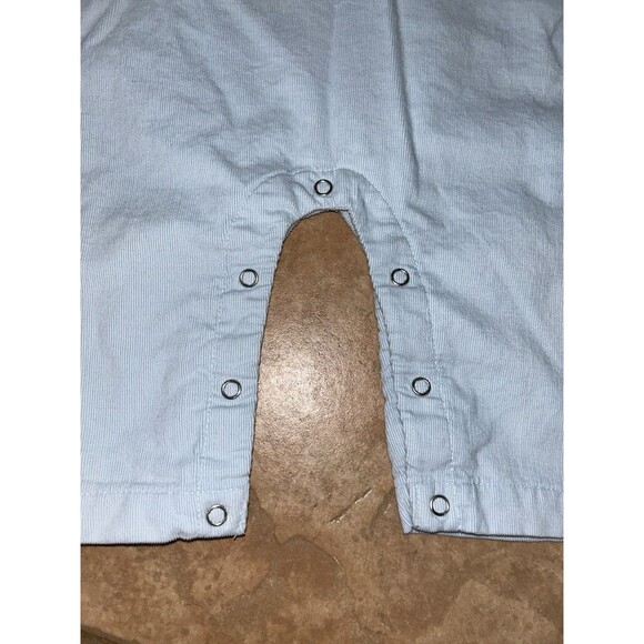 Cotton Kids Fall Corduroy Overalls, 12 Months Blue - Picture 3 of 5